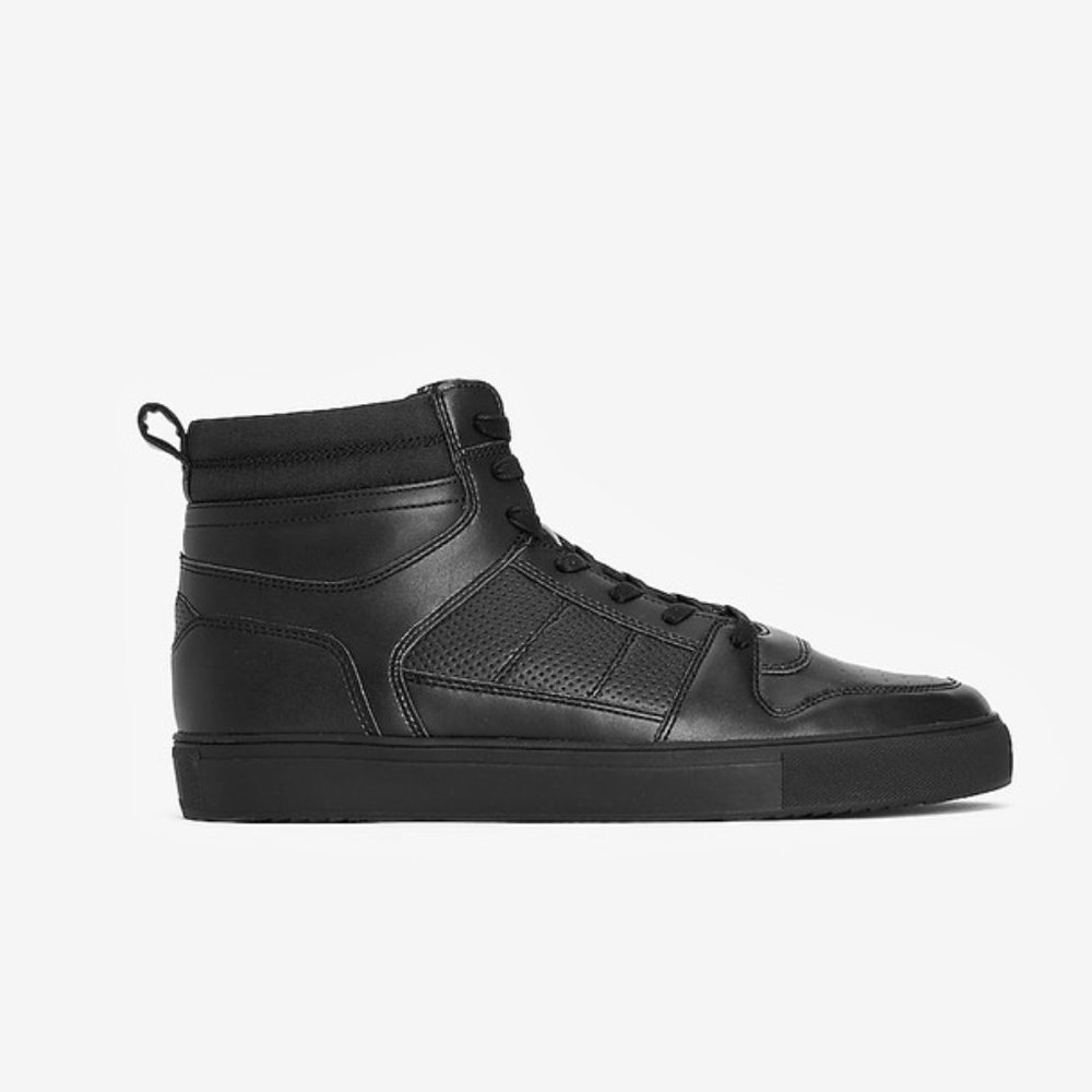 BRAND NEW PITCH BLACK HIGH TOPS